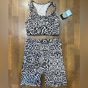RVCA Leopard Workout Set